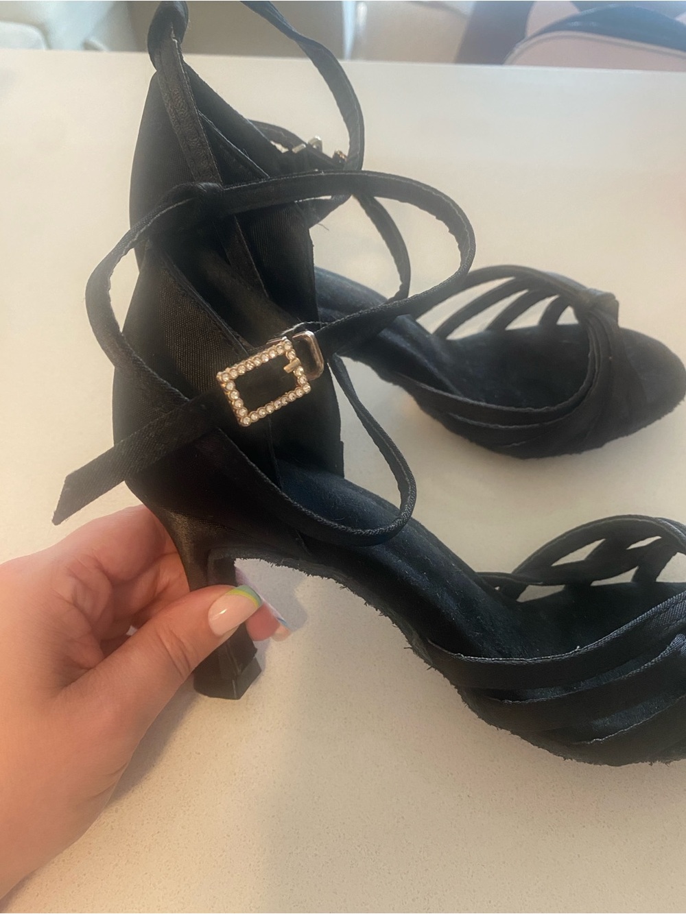 Latin/ballroom heeks size 6